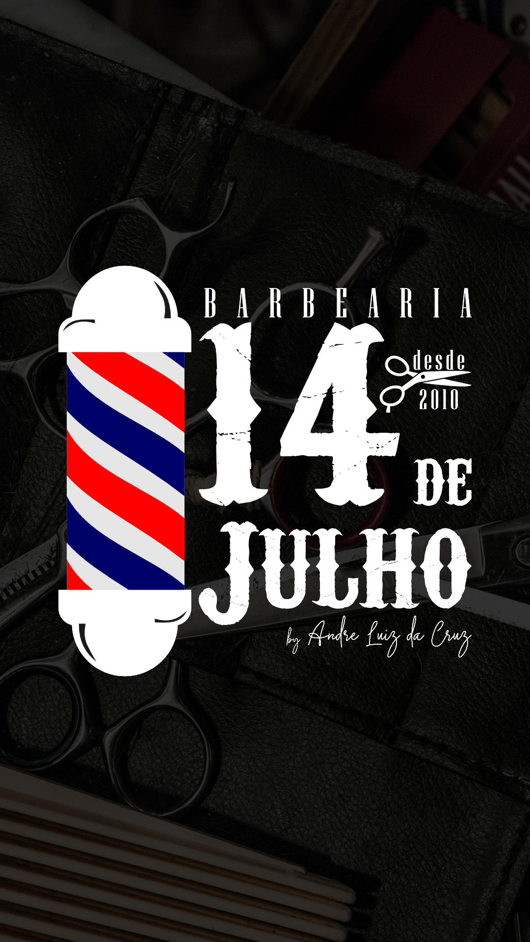 14 de Julho Barbearia logo
