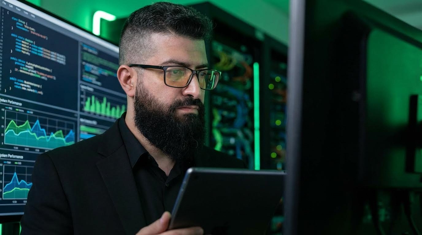 Notebook com dashboard e relatórios técnicos